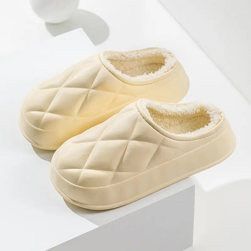 sabots fourrés femme Chaussons Podoways 36 Wheat