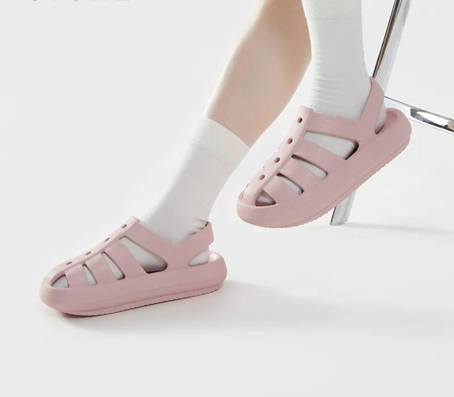 Sandales orthopédiques pour femme rose Podoways