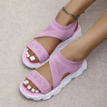 Charger l'image dans la visionneuse de la galerie, Sandale plate beige femme confort Podoways 35 Purple