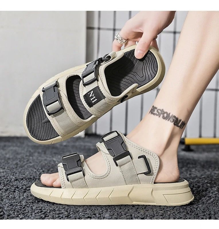 Sandale à scratch homme Podoways