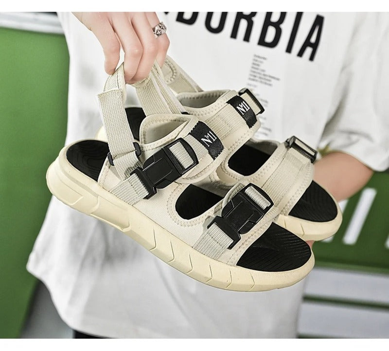 Sandale à scratch homme Podoways