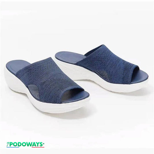Sandales orthopédique femme confort Semelles Orthopédiques PODOWAYS 36 RoyalBlue