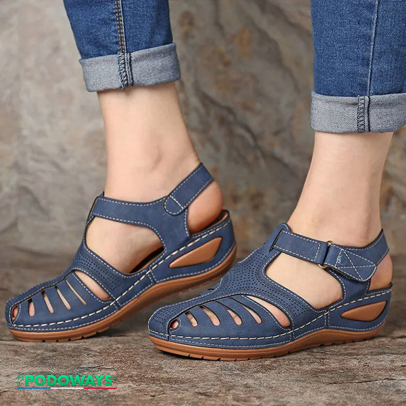 Sandales orthopédiques élégantes Semelles Orthopédiques PODOWAYS 36 RoyalBlue