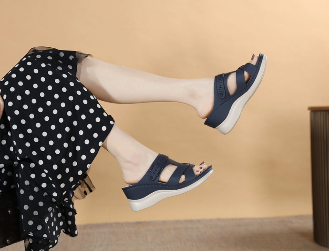 Sandales à semelles compensées confortables pour femmes Podoways