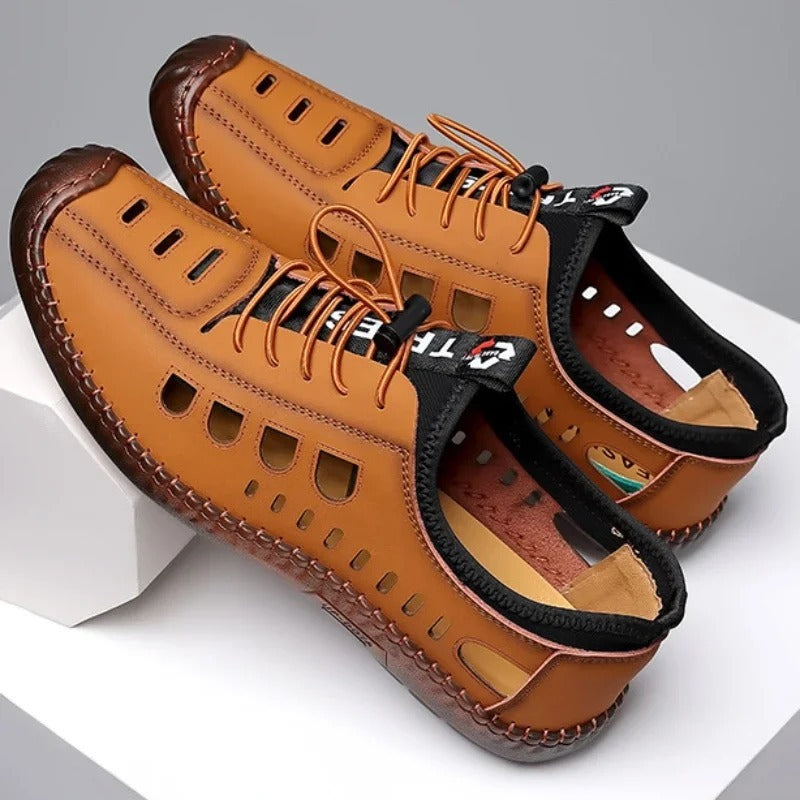 Sandales cuir homme fermées Podoways