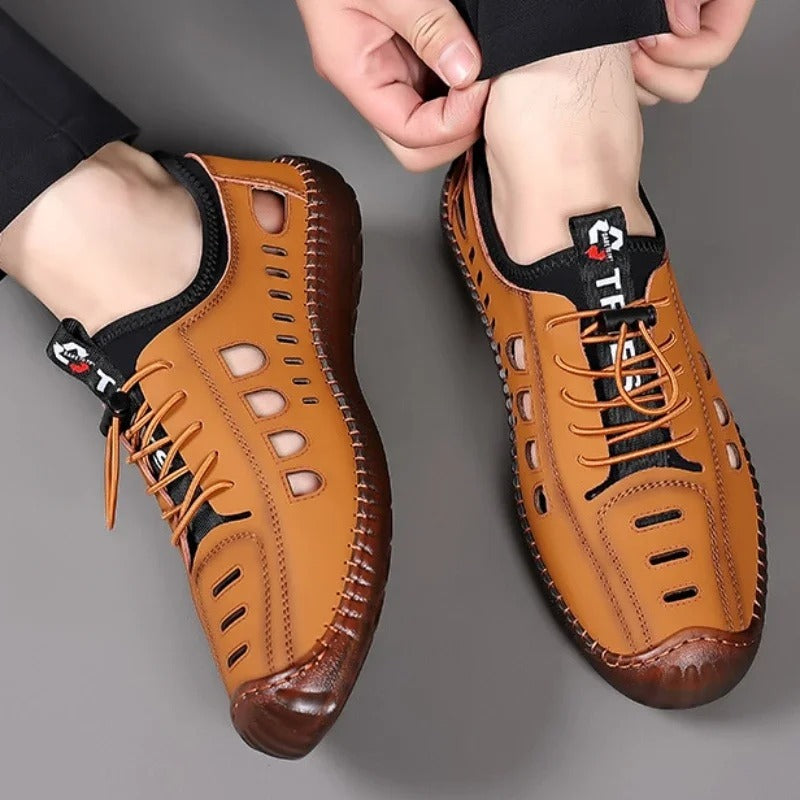 Sandales cuir homme fermées Podoways