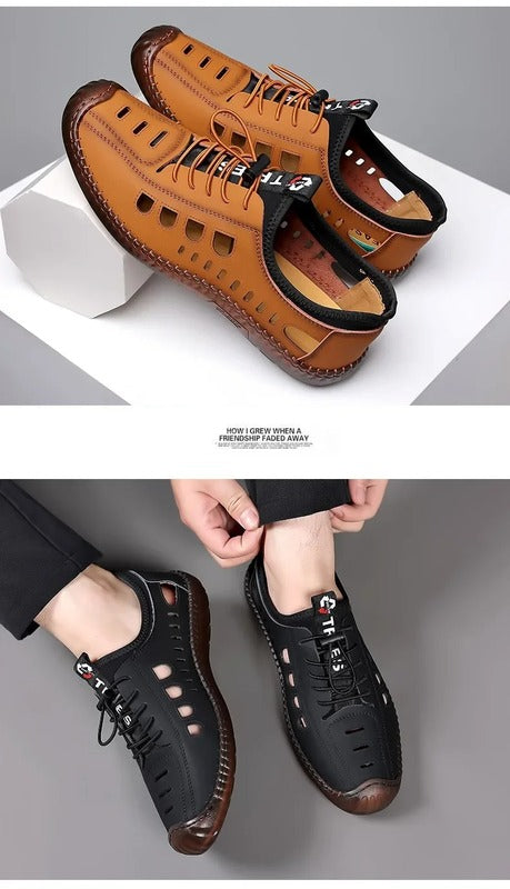 Sandales cuir homme fermées Podoways