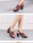 Charger l'image dans la visionneuse de la galerie, Sandales à talon tendance 2023 Podoways