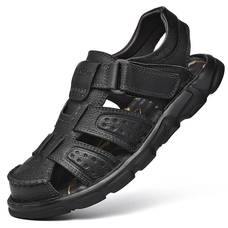 Sandales à scratch pour homme Podoways 39 Black