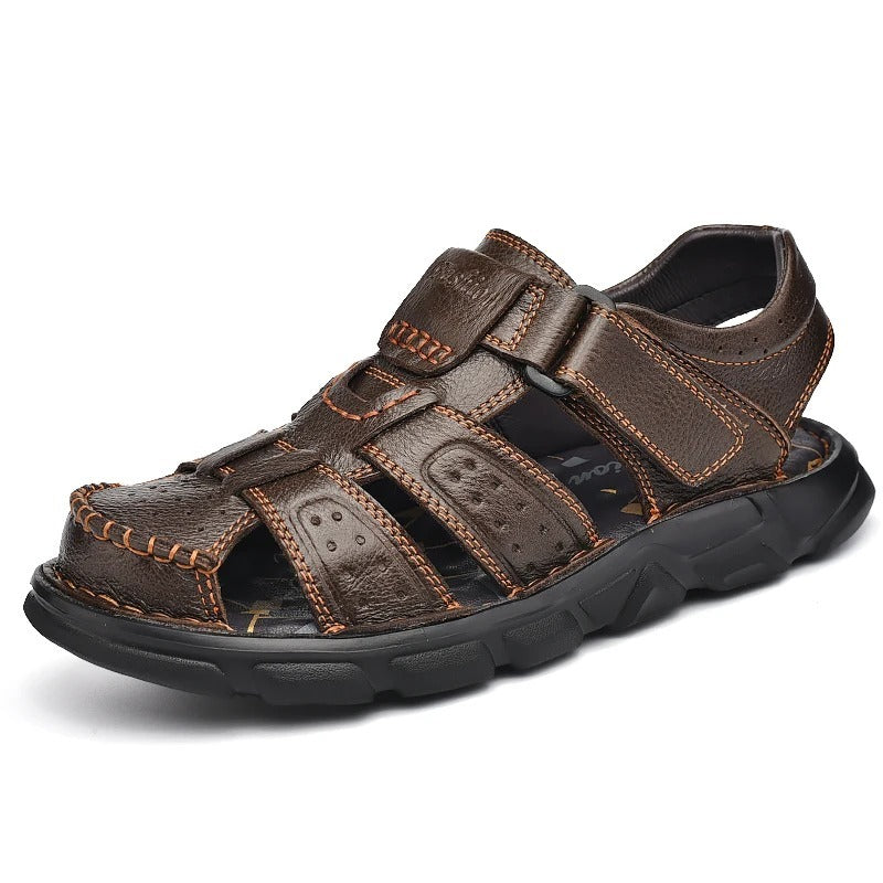 Sandales à scratch pour homme Podoways