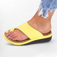 Charger l'image dans la visionneuse de la galerie, Sandales chics hallux valgus Podoways 34 GreenYellow