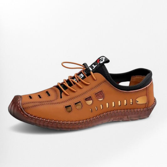 Sandales cuir homme fermées Podoways 39 Chocolate