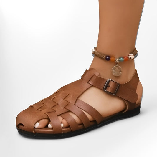 Sandales d'été de marche pour femmes Podoways 35 Chocolate