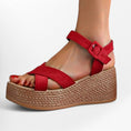 Charger l'image dans la visionneuse de la galerie, Sandale souple haute femme Podoways 35 Red