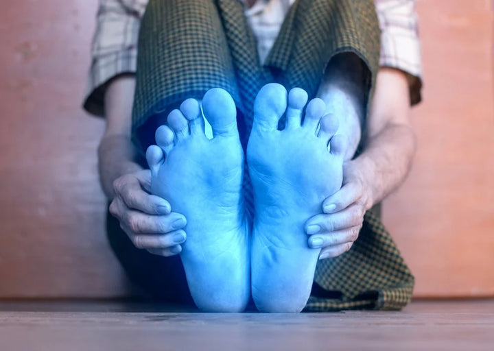 Chaussons chaussettes fourrées antidérapantes chaudes PODOWAYS