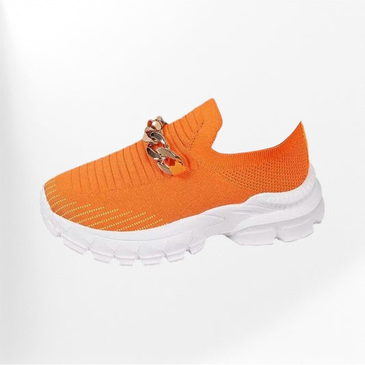 Basket orange pour femmes Podoways