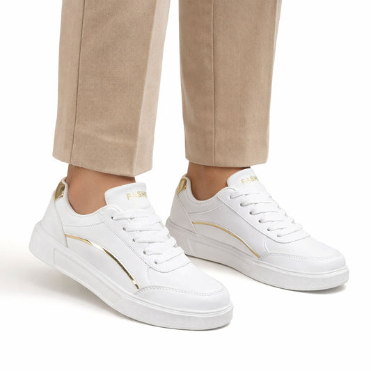 Basket blanche chic pour femmes Podoways 36 Blanc