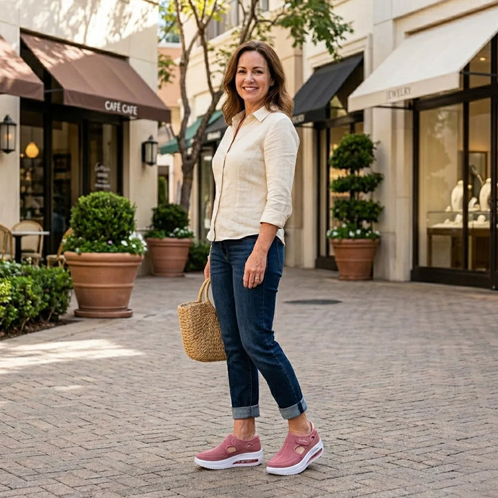 Basket bleu pour femme Podoways