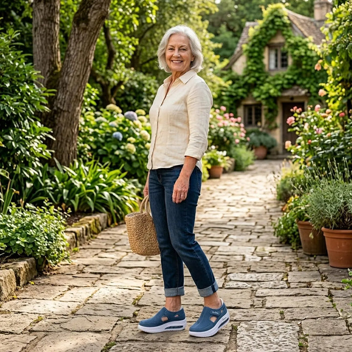 Basket bleu pour femme Podoways