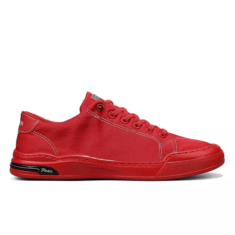 Basket homme rouge