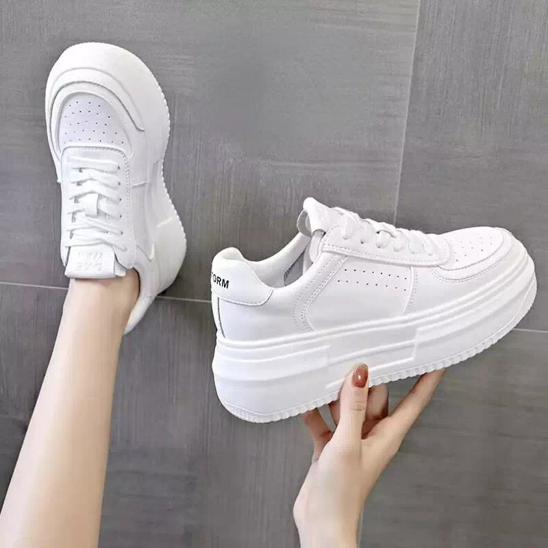 Basket toile blanche pour femmes Chaussures Orthopédiques Podoways   