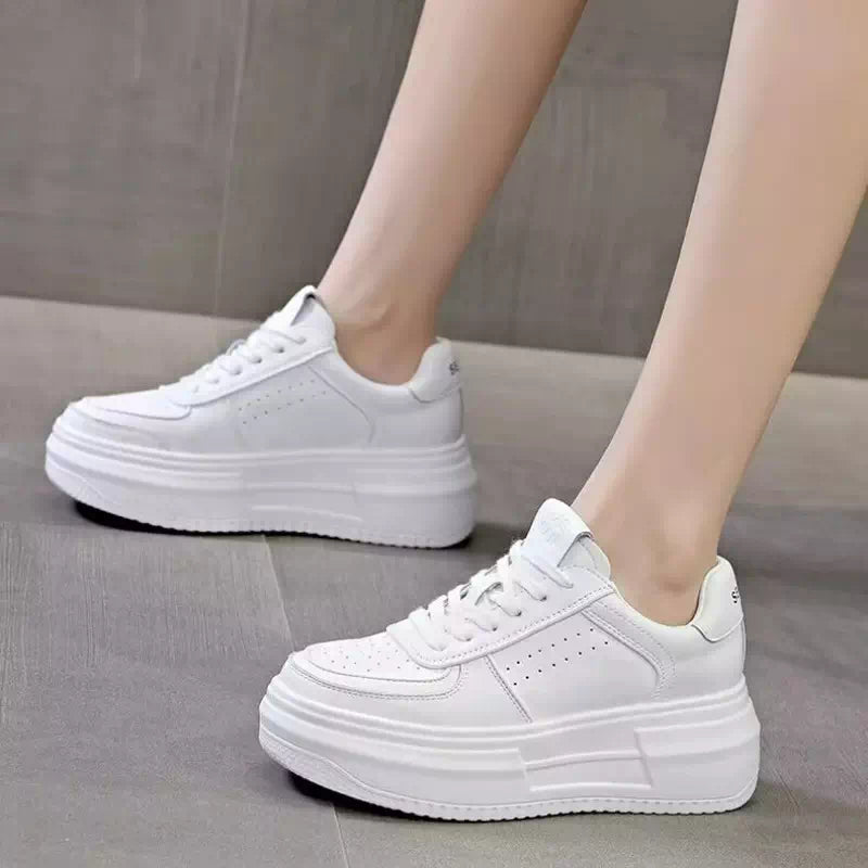 Basket toile blanche pour femmes Chaussures Orthopédiques Podoways   