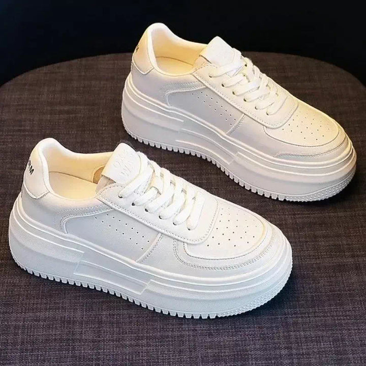 Basket toile blanche pour femmes Chaussures Orthopédiques Podoways   