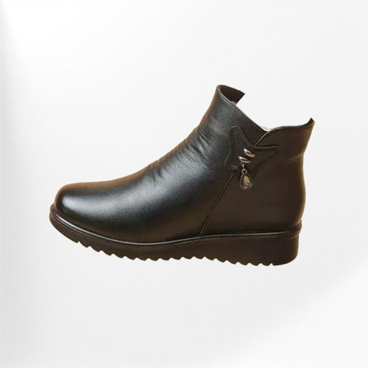 Bottines en cuir avec intérieur en peluche Podoways