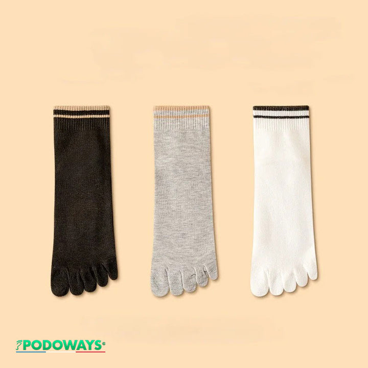 Chaussettes orthopédiques mi-longues Chaussettes orthopédiques PODOWAYS 36 Silver
