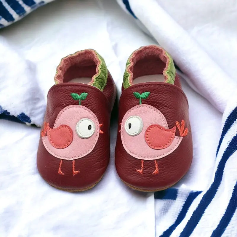 chausson bebe en cuir Chaussons Podoways 36 DarkRed