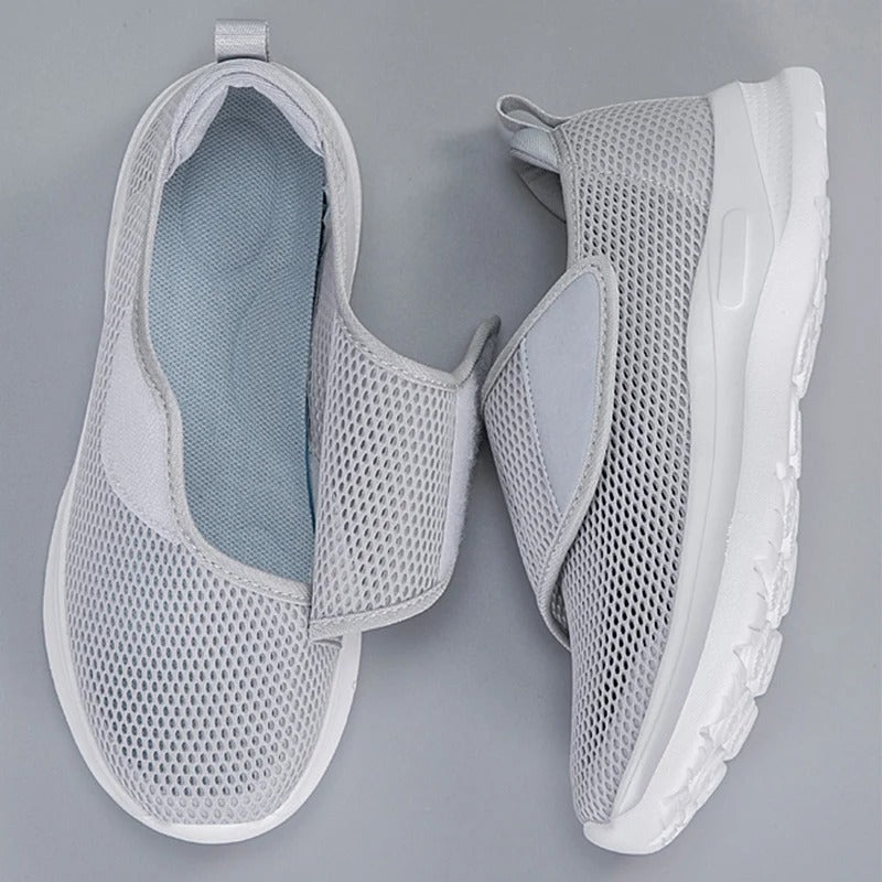 Chaussures pour les pieds larges et gonflés pour homme Podoways 36 Silver