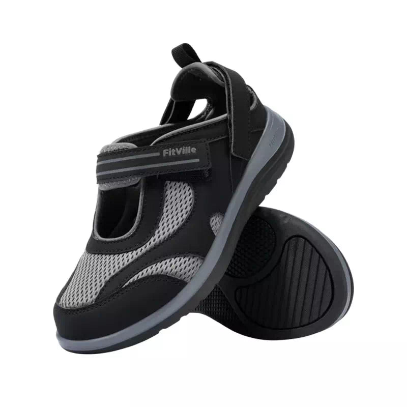 Chaussures orthopédiques élégantes extra larges - spécial liquidation Podoways 36 Black