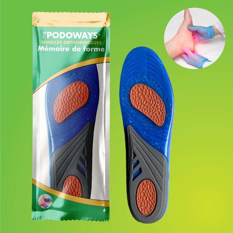 Semelle à mémoire de forme  PODOWAYS   