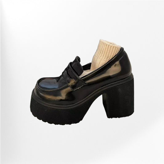 Mocassin talon compensé pour femme Podoways