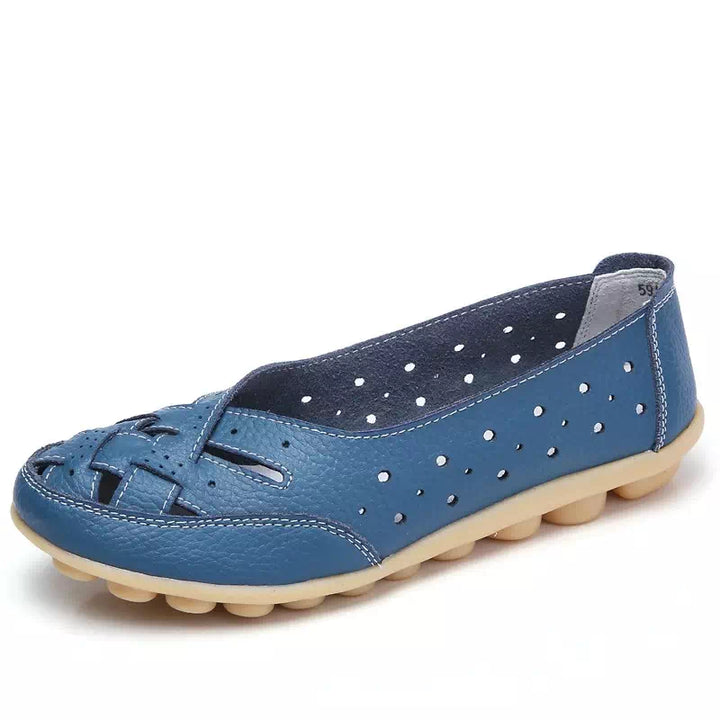 Mocassin anti-derapant plat  Podoways 36 DarkSlateBlue 