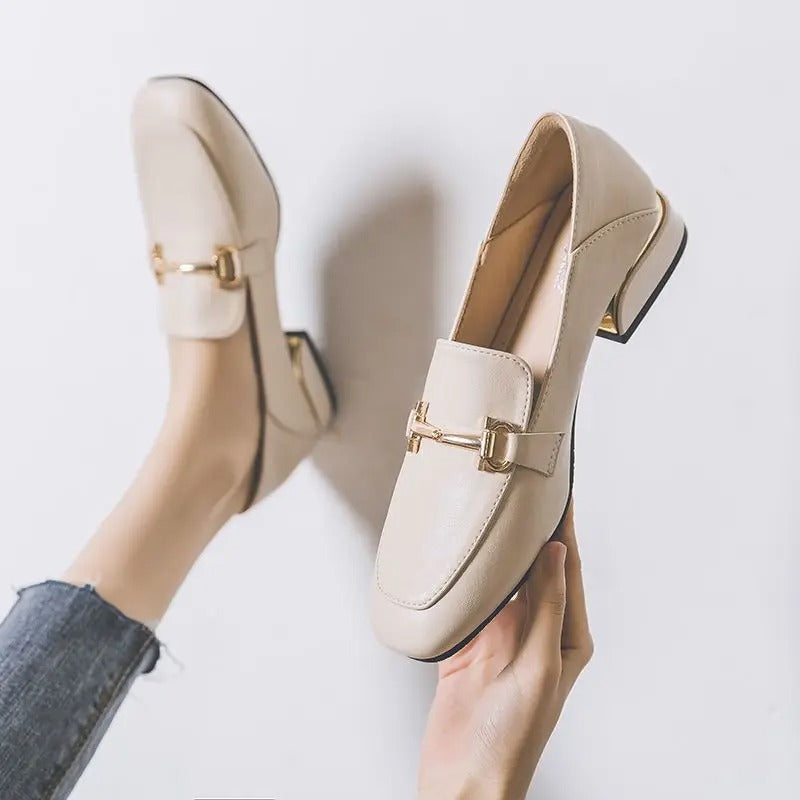 Mocassin a talons pour femme  Podoways 36 Ivory 