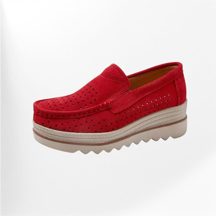 Mocassin bicolore pour femme Podoways