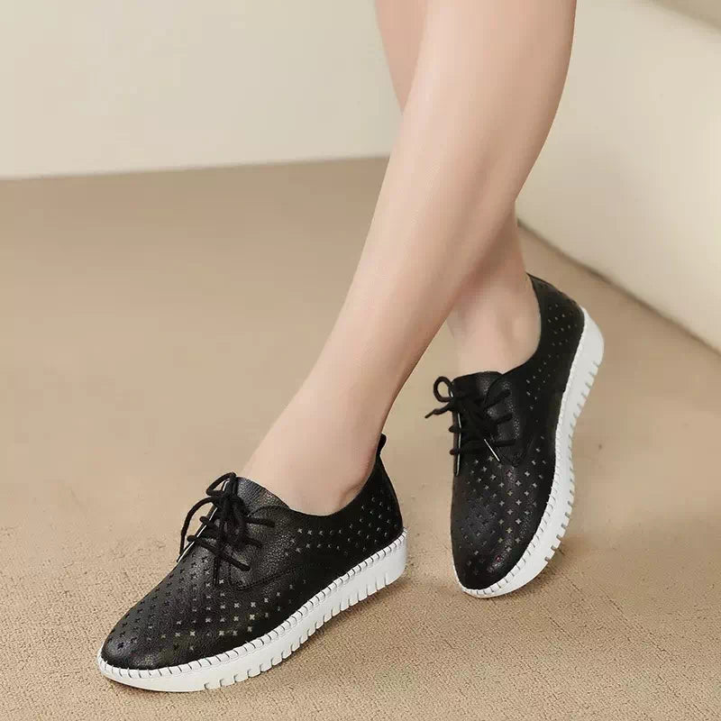 Mocassin blanc pour femme  Podoways   