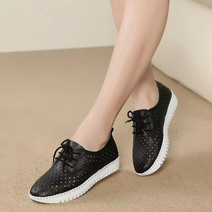 Mocassin blanc pour femme  Podoways   