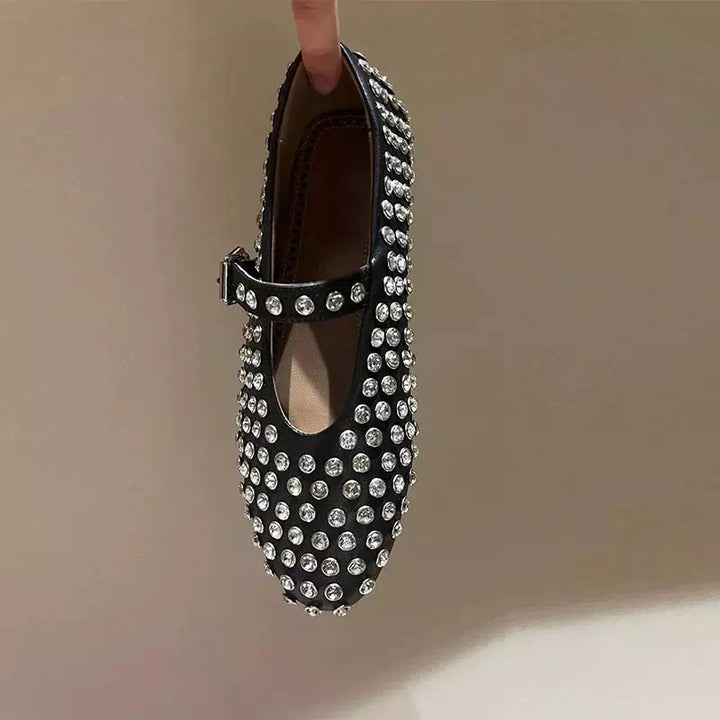 Mocassin clouté pour femme  Podoways 36 Black 