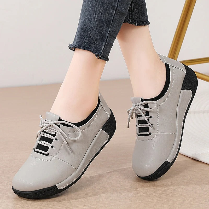 Mocassin confort pour femme Podoways 36 Silver