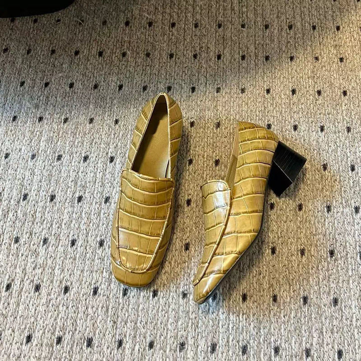 Mocassin croco pour femme  Podoways   