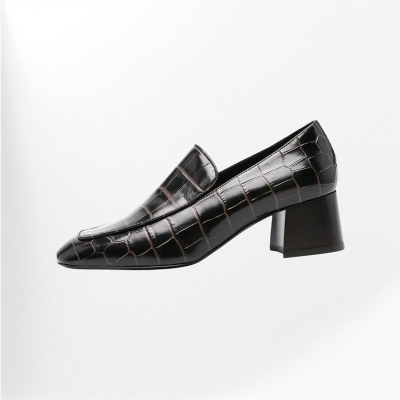 Mocassin croco pour femme Podoways