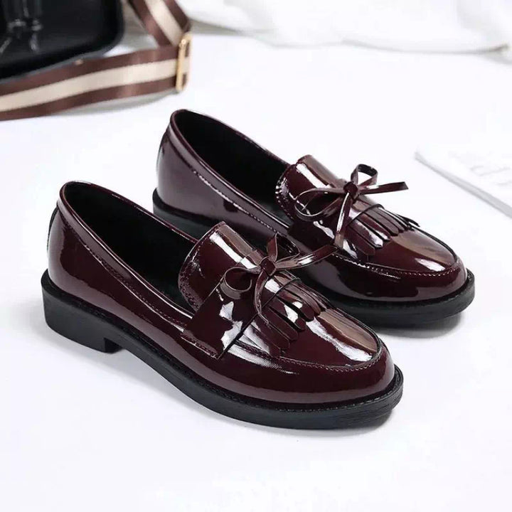 Mocassin cuir noir pour femme  Podoways   
