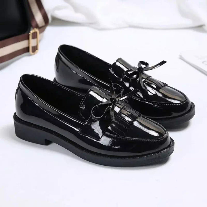 Mocassin cuir noir pour femme  Podoways   