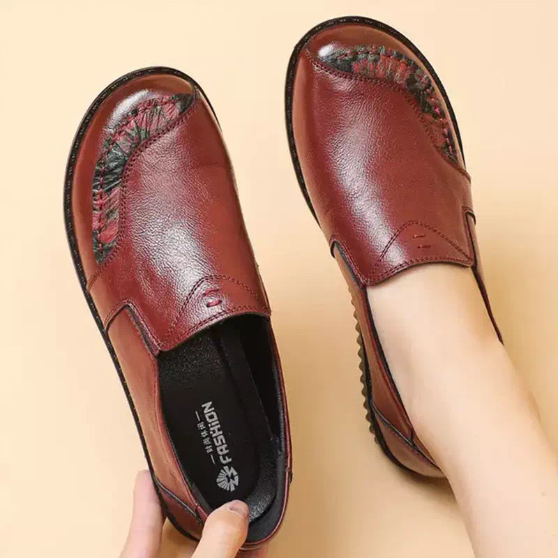 Mocassin pied large pour femme Podoways 36 Red