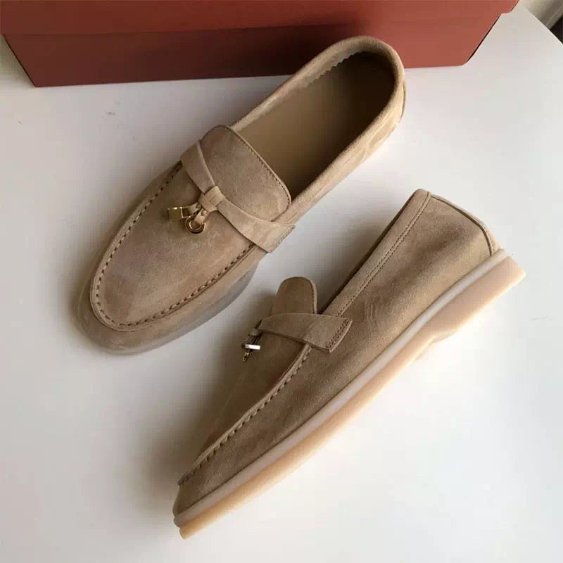 Mocassin taupe pour femme - spécial liquidation Podoways