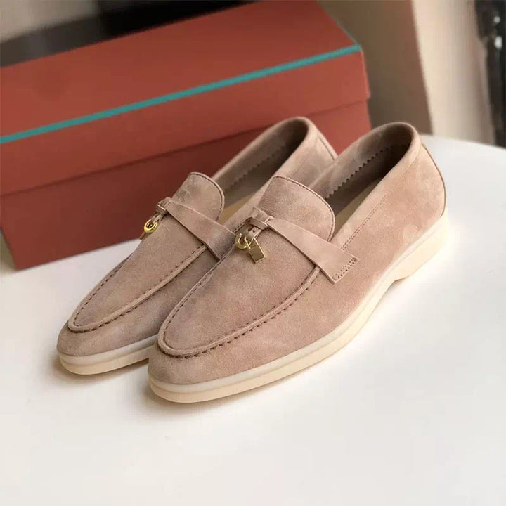 Mocassin taupe pour femme - spécial liquidation Podoways 39