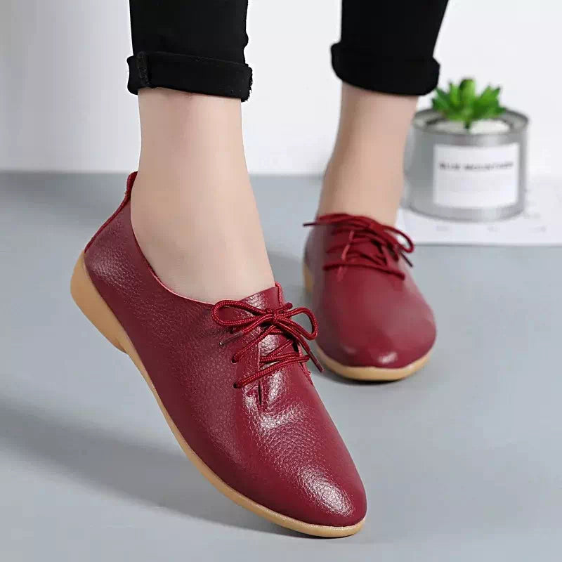 Mocassin vernie pour femme Podoways 36 DarkRed