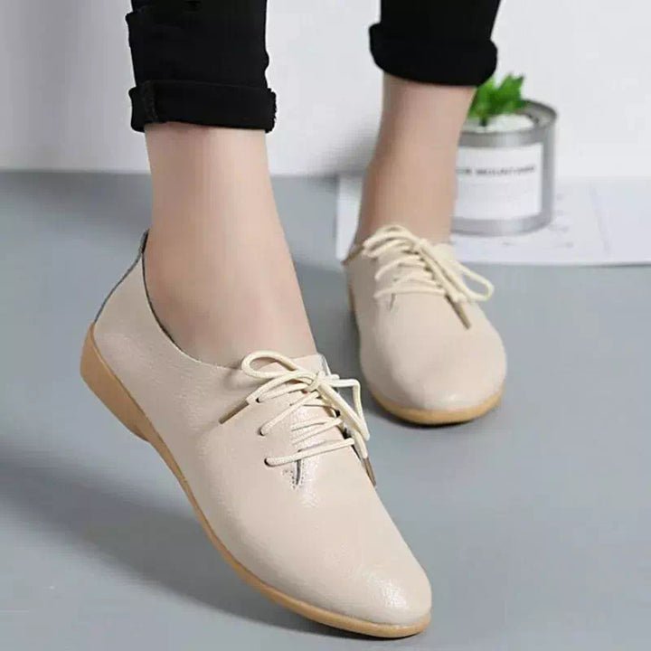 Mocassin vernie pour femme  Podoways 36 Ivory 